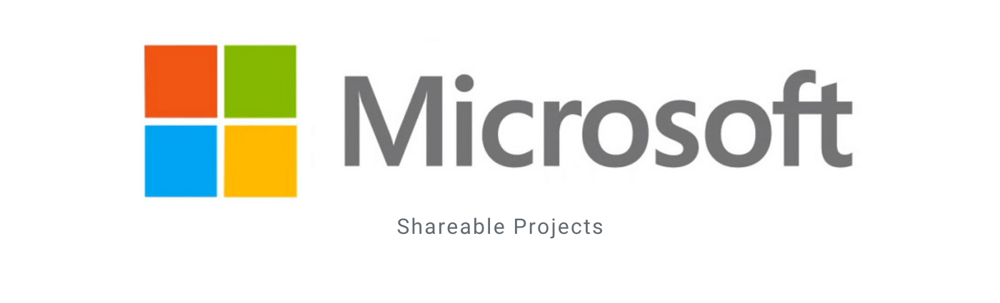 Microsoft Shareable Banner